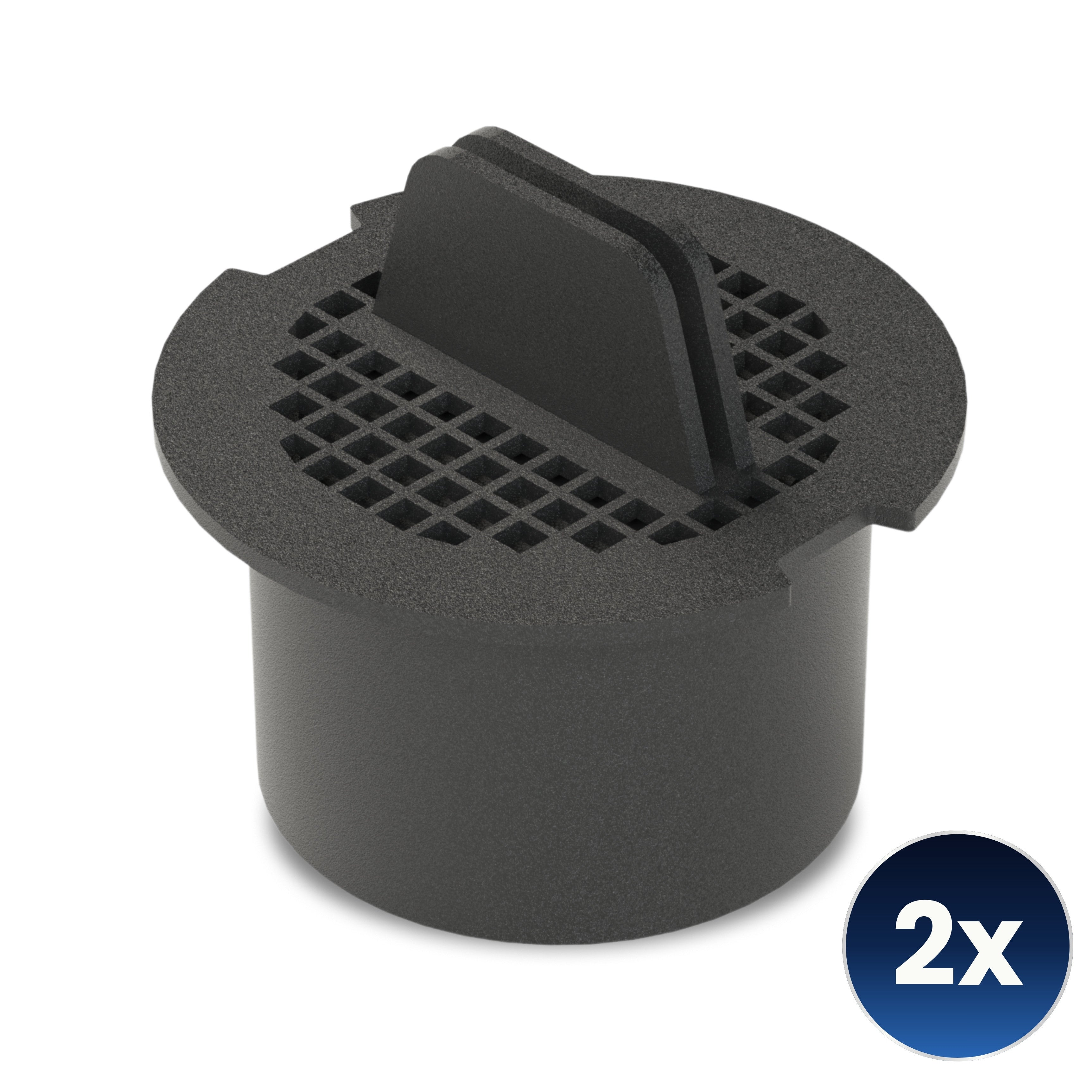 Karbo® Actief Koolstoffilter (2-pack) geschikt voor Liebherr 7433243 / 7440999, Miele 9447050 en Bosch 00467217